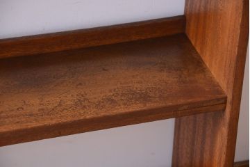 アンティーク家具　和製アンティーク シンプルなデザインの古い本棚(2)