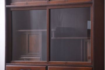 アンティーク家具　和製アンティーク　高級品!三方桑材の茶箪笥(茶棚・収納棚)