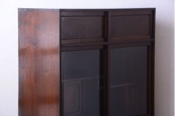 アンティーク家具　和製アンティーク　高級品!三方桑材の茶箪笥(茶棚・収納棚)