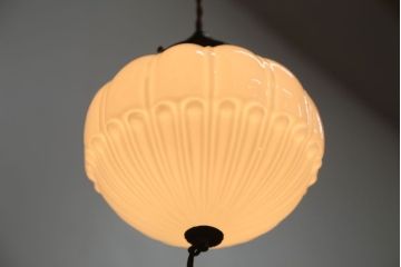 古民具・骨董　飾り房付き　アンティーク吊り下げ照明