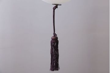 古民具・骨董　飾り房付き　アンティーク吊り下げ照明