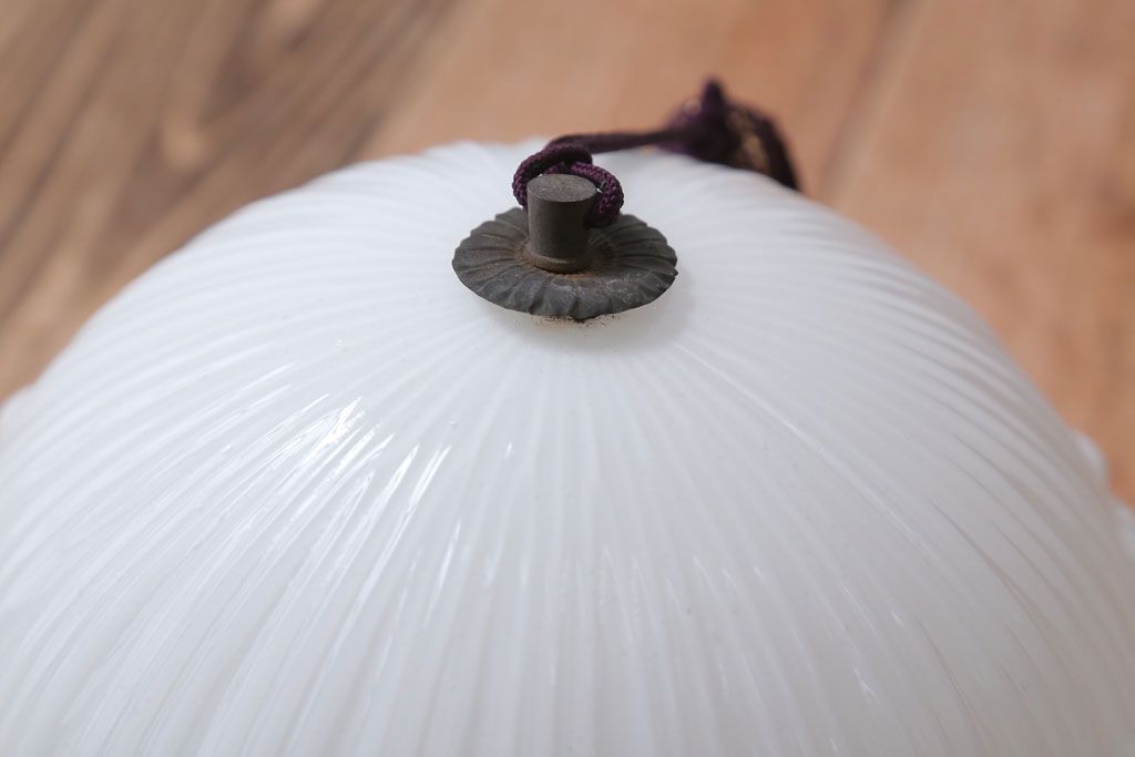 古民具・骨董　飾り房付き　アンティーク吊り下げ照明