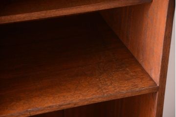 アンティーク家具　和製アンティーク　縦型!古い木の重厚な特大マス目棚(収納棚、飾り棚)