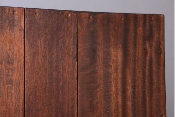 アンティーク家具　和製アンティーク　縦型!古い木の重厚な特大マス目棚(収納棚、飾り棚)