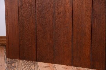 アンティーク家具　和製アンティーク　縦型!古い木の重厚な特大マス目棚(収納棚、飾り棚)