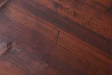 アンティーク家具　和製アンティーク　鉄脚付き!古い木の3杯引き出しローボード