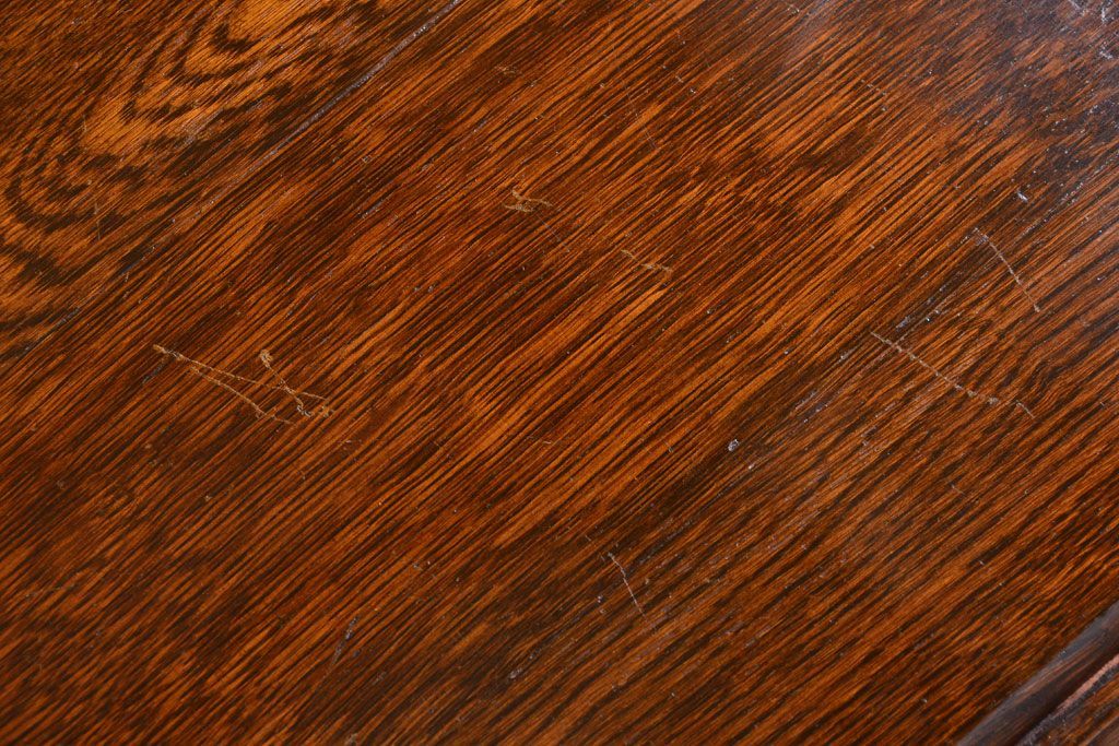 アンティーク家具　和製アンティーク　日本楽器(YAMAHA)製　ナラ材のサイドテーブル(飾り台)