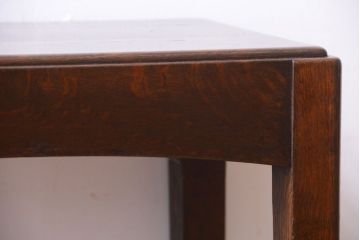 アンティーク家具　和製アンティーク　日本楽器(YAMAHA)製　ナラ材のサイドテーブル(飾り台)