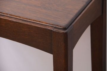 アンティーク家具　和製アンティーク　日本楽器(YAMAHA)製　ナラ材のサイドテーブル(飾り台)