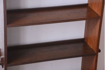 アンティーク家具　和製アンティーク　古い木の楔(くさび)式本棚(ブックシェルフ)