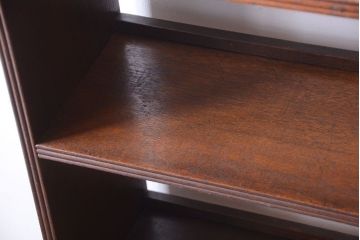 アンティーク家具　和製アンティーク　古い木の楔(くさび)式本棚(ブックシェルフ)