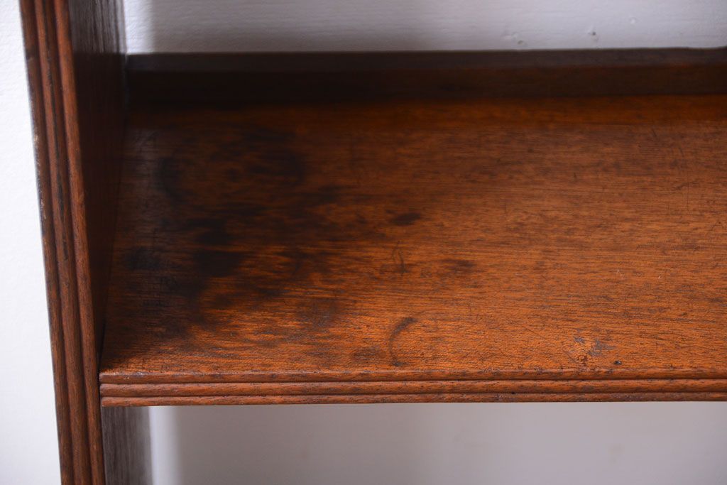 アンティーク家具　和製アンティーク　古い木の楔(くさび)式本棚(ブックシェルフ)