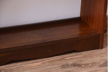 アンティーク家具　和製アンティーク　古い木の楔(くさび)式本棚(ブックシェルフ)