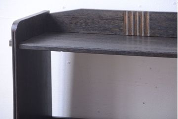 アンティーク家具　和製アンティーク　上質な古い木の楔(くさび)式本棚(ブックシェルフ)