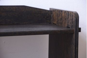 アンティーク家具　和製アンティーク　上質な古い木の楔(くさび)式本棚(ブックシェルフ)