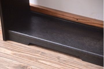 アンティーク家具　和製アンティーク　上質な古い木の楔(くさび)式本棚(ブックシェルフ)