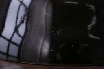 アンティーク雑貨　アンティーク　大正〜昭和初期　鶴亀の図　沈金蒔絵木製椀9客