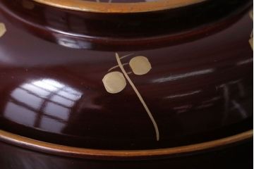 アンティーク雑貨　アンティーク　大正〜昭和初期!古い蒔絵の木製椀10客