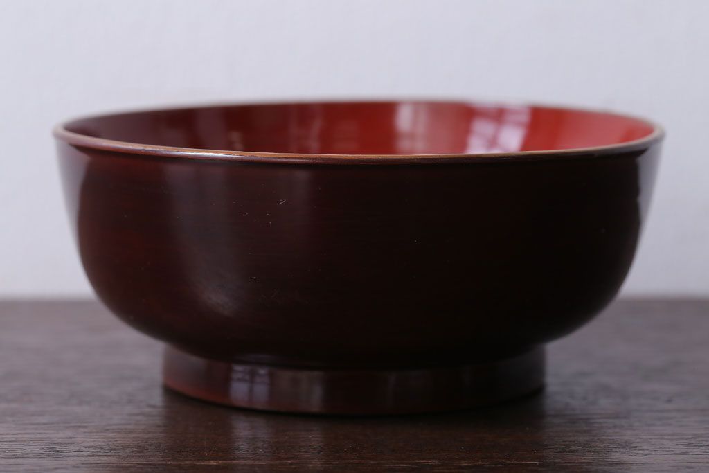 アンティーク雑貨　アンティーク　大正〜昭和初期!古い蒔絵の木製椀10客