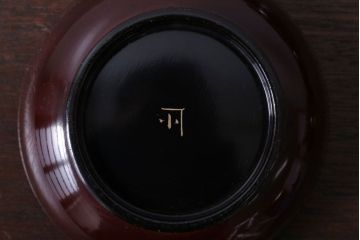 アンティーク雑貨　アンティーク　大正〜昭和初期!古い蒔絵の木製椀10客