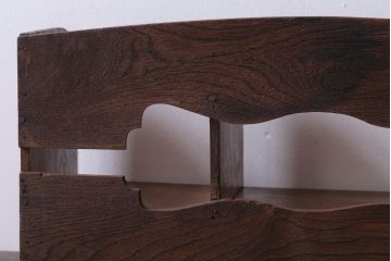 アンティーク雑貨　和製アンティーク　古い木のレトロな引き出し付き本立て