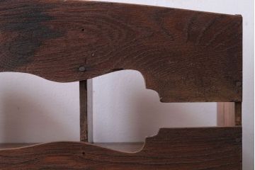 アンティーク雑貨　和製アンティーク　古い木のレトロな引き出し付き本立て