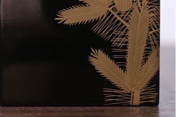 アンティーク雑貨　アンティーク　大正〜昭和初期　木製蒔絵小箱(漆器)