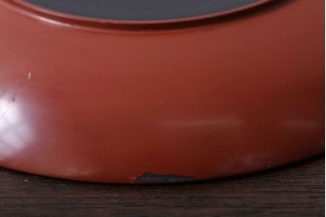 アンティーク雑貨　アンティーク　大正〜昭和初期!千鳥の図　木製蒔絵皿6枚(漆器)