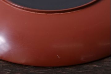 アンティーク雑貨　アンティーク　大正〜昭和初期!千鳥の図　木製蒔絵皿6枚(漆器)