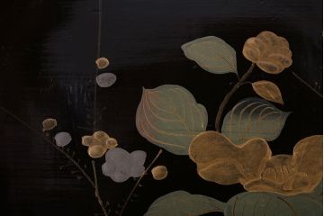 アンティーク雑貨　アンティーク　古い蒔絵の木製皿　8枚セット(漆器)