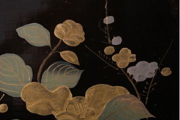 アンティーク雑貨　アンティーク　古い蒔絵の木製皿　8枚セット(漆器)