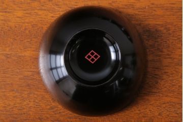 アンティーク雑貨　アンティーク　昭和初期　蒔絵木製椀10客(漆器)(1)
