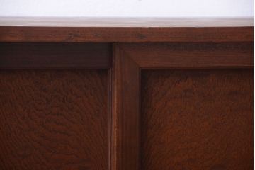 アンティーク家具　古民具・骨董　厚手金具の時代箪笥ローボード(2)