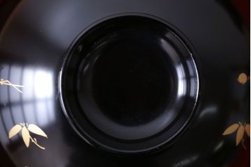 アンティーク雑貨　アンティーク　昭和初期!蒔絵木製椀10客(漆器)(2)