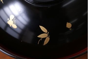 アンティーク雑貨　アンティーク　昭和初期!蒔絵木製椀10客(漆器)(2)