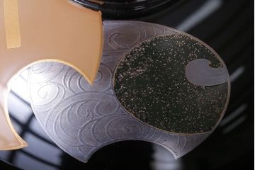 アンティーク雑貨　アンティーク　大正〜昭和初期　輪島塗木製蒔絵椀5客(1)