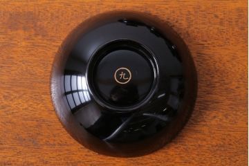 アンティーク雑貨　アンティーク　大正〜昭和初期　輪島塗木製蒔絵椀5客(1)