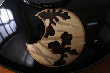 アンティーク雑貨　和製アンティーク　大正〜昭和初期　輪島塗木製蒔絵椀5客(2)
