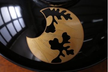 アンティーク雑貨　和製アンティーク　大正〜昭和初期　輪島塗木製蒔絵椀5客(2)