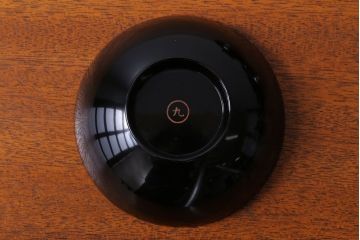 アンティーク雑貨　和製アンティーク　大正〜昭和初期　輪島塗木製蒔絵椀5客(2)