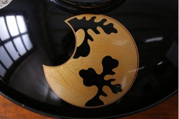 アンティーク雑貨　和製アンティーク　大正〜昭和初期　輪島塗木製蒔絵椀5客(3)