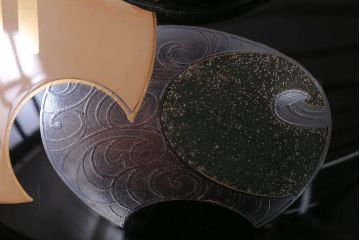アンティーク雑貨　和製アンティーク　大正〜昭和初期　輪島塗木製蒔絵椀5客(3)