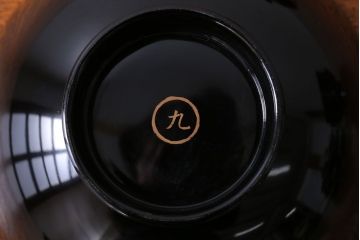 アンティーク雑貨　和製アンティーク　大正〜昭和初期　輪島塗木製蒔絵椀5客(3)