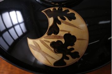 アンティーク雑貨　和製アンティーク　大正〜昭和初期　輪島塗木製蒔絵椀5客(4)