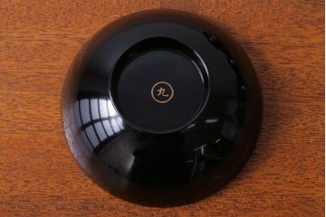 アンティーク雑貨　和製アンティーク　大正〜昭和初期　輪島塗木製蒔絵椀5客(4)