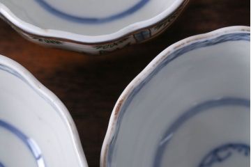 アンティーク　明治期!色絵向付10客(伊万里・猪口)