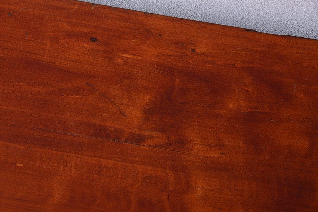 アンティーク家具　古民具・骨董　重厚な金具の美しい観音開き時代箪笥(衣装箪笥)