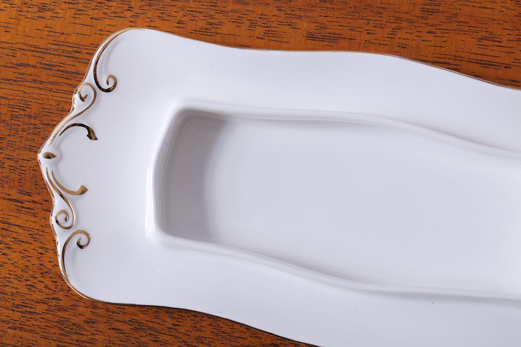 アンティーク雑貨　イギリス　Royal Albert(ロイヤルアルバート)　Tranquillity(トランキュリティ)シリーズ　バターディッシュ・調味料入れ3点セット