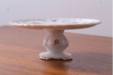 アンティーク雑貨　イギリス　Royal Albert(ロイヤルアルバート) Tranquillity(トランキュリティ)シリーズ　コンポート(洋食器)