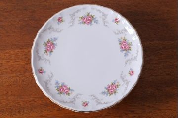アンティーク雑貨　イギリス　Royal Albert(ロイヤルアルバート) Tranquillity(トランキュリティ)シリーズ　コンポート(洋食器)